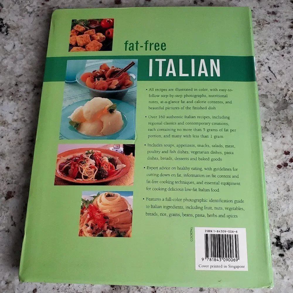NWOT Fat-Free Italian Cookbook - Picture 6 of 8